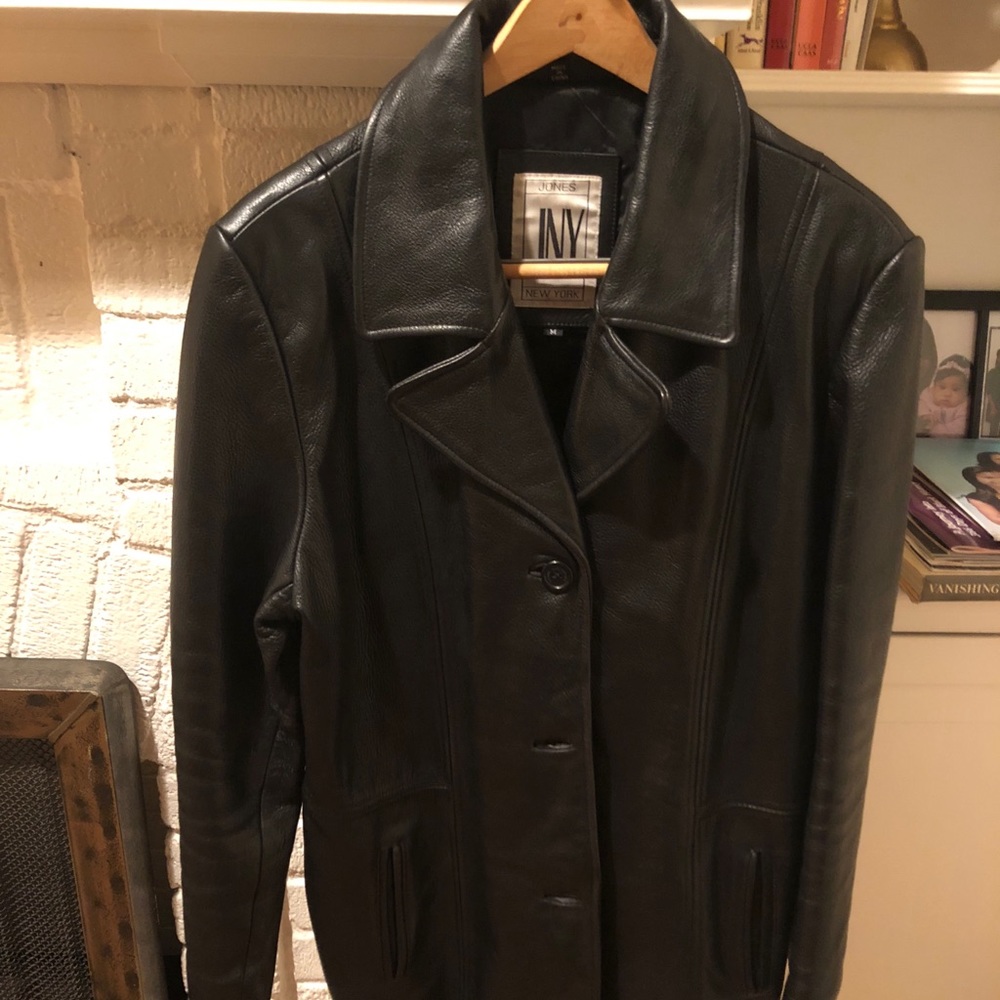 Vintage Pebbled Leather Jacket